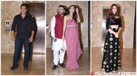 Salman Khan, Shilpa Shetty attend Ramesh Taurani pre-Diwali party