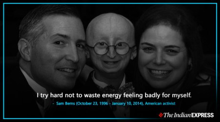 Sam Berns, Happiness, Life Positive, Indian Express, Indian Express news
