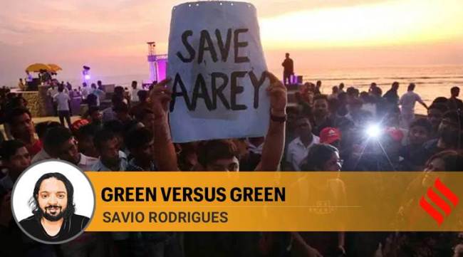 Aarey, Aarey protests, Aarey tree felling, Aarey trees, Aarey colony, Aarey Milk Colony, Indian Express