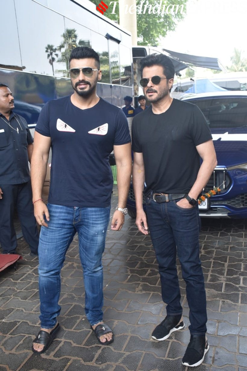 Arjun Kapoor and Anil Kapoor visited the sets of Movie Masti