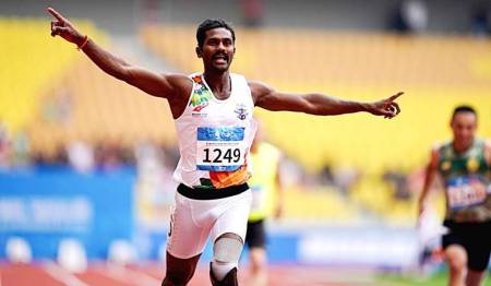 anandan gunasekaran, LoC blade runner, paralympics, World Military Games, triple gold medal, sports news, indian express