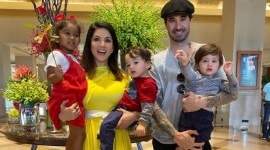 Sunny Leone, Sunny Leone family, Daniel Weber, Daniel Weber birthday photos, Sunny Leone husband, Sunny Leone kids, Sunny Leone photos, Sunny Leone family photo, Sunny Leone new photos