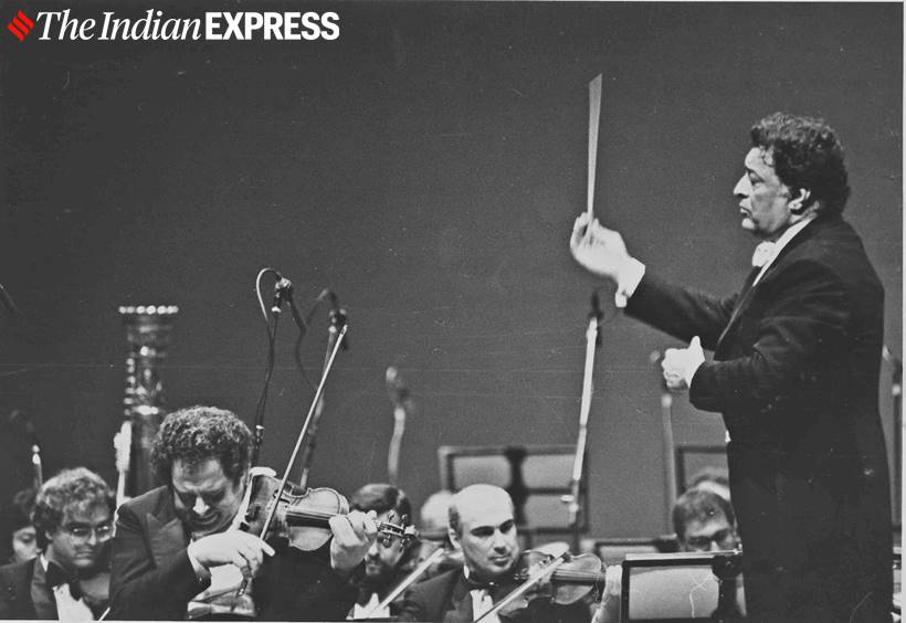 zubin mehta final performance, israeli orchestra, music maestro, Zubin Mehta, Zubin Mehta Biography, Zubin Mehta Music, Zubin Mehta Songs, Zubin Mehta Western Classical music, world news, indian express