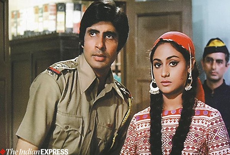 amitabh bachchan and jaya bhaduri in film zanjeer