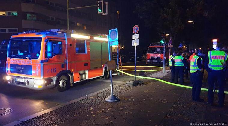 Bellevue station train fire, berlin train fire, train with football fans catches fire, berlin fire news