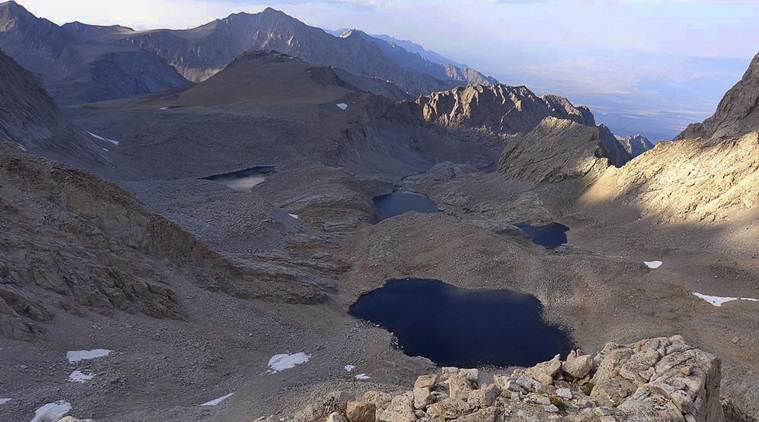 Skeleton unearthed beneath California peak