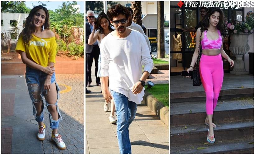 Sara Ali Khan, Kartik Aaryan, Janhvi Kapoor, Kareena, Kareena Kapoor Khan, Kalki Koechlin, Rhea Kapoor, Malaika Arora, Taapsee Pannu, Aamna Sharif, Shahid Kapoor