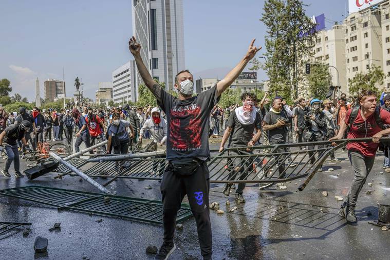 Chile unrest, Chile protests, unrest in Chile, Chile summit, Chile protesters, World news, Indian Express