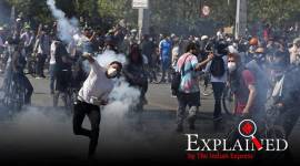 Chile protests, protests in Chile, Chile Metro fare rise protests, Chile metro fares, Chile metro fares rise, Express Explained, Indian Express