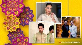 Rajkummar Rao, Neha Dhupia, Aparshakti Khurrana, Karan Patel, Maanvi Gagroo, Amit Sadh, Ayushmann Khurrana on Diwali