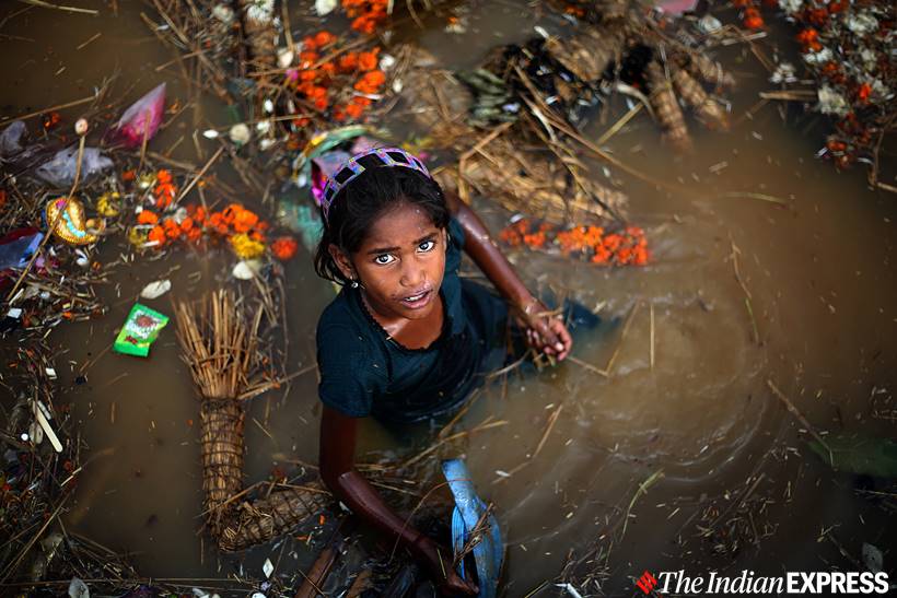 delhi idol immersion, delhi idol immersion artificial ponds, delhi artificial ponds, yamuna, delhi city news, delhi durga puja