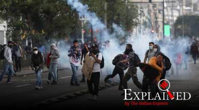 ecuador fuel strike, ecuador fuel protests, ecuador fuel prices subsidy, ecuador fuel crisis, lenin maduro, indian express explained