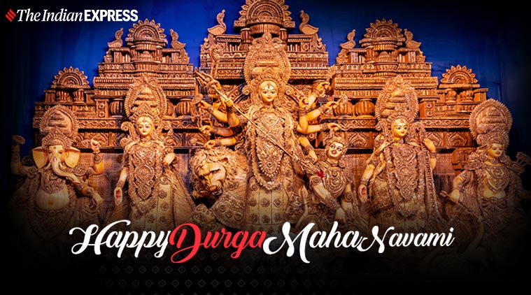Happy Durga Navami 2019: Maha Navami Wishes Images, Quotes, Status, HD  Wallpaper Download, Photos, Messages, SMS, GIF Pics