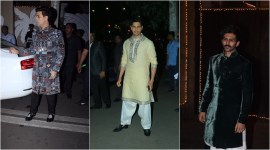 diwali bollywood photos, diwali photos bollywood, saif ali khan photos, kartik aaryan photos,arjun kapoor photos, sidharth malhotra photos, karan johar photos, diwali 2019, celeb fashion, lifestyle, indian express
