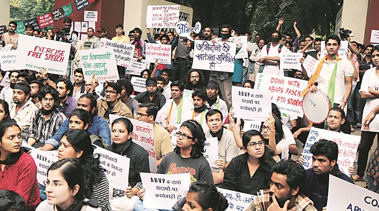 ‘Environment Of Fear’: FTII Alumni Protest Removal Of HoDs From ...