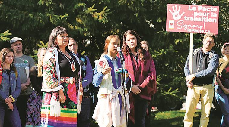 Greta Thunberg, climate change, activist Greta Thunberg, me too movement, indian express