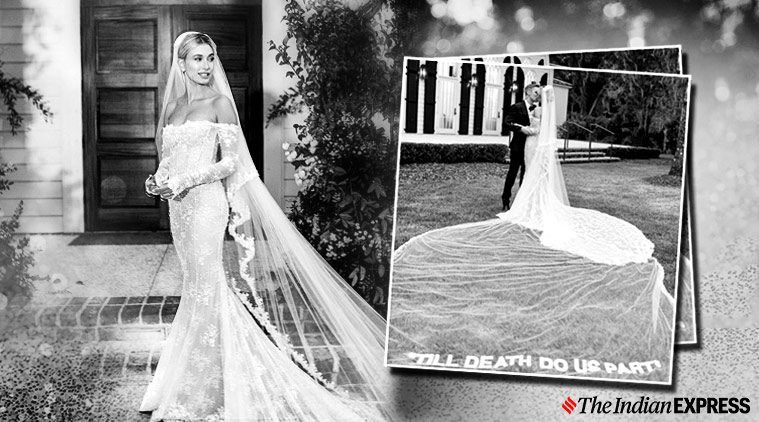 Hailey Bieber’s stunning wedding dress reminds us of what Priyanka ...