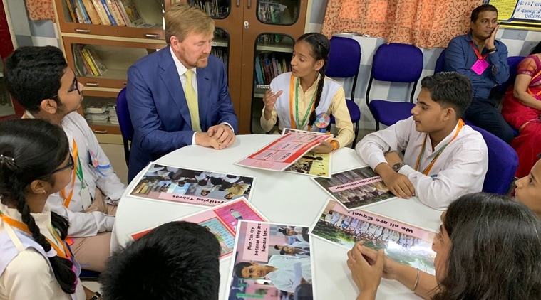 Netherlands King Queen Visit Govt Schools In Delhi Education