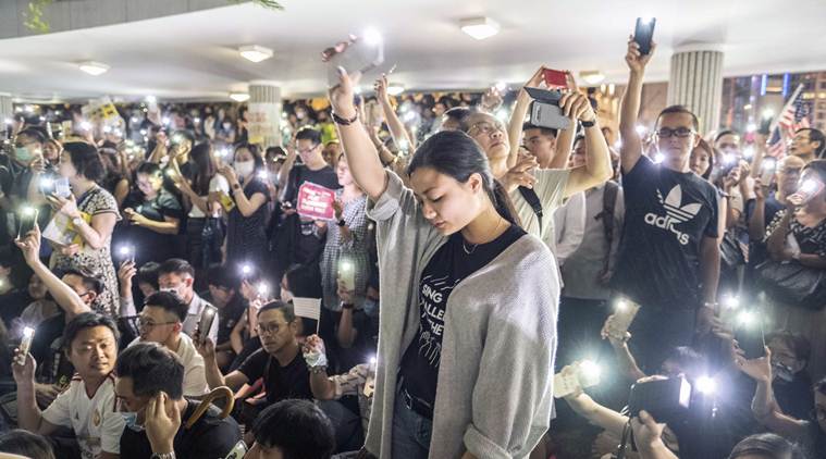 Hong Kong protests: Homemade bomb detonated for first time