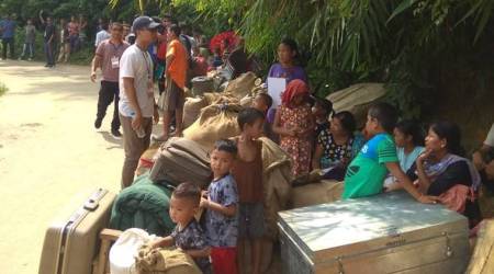 Tripura repatriation system., Bru IDPs Tripura, Tripura Bru IDPs, Tripura Bru Internally Displaced Persons, Tripura IDPs return to Mizoram, Northeast news, Indian Express
