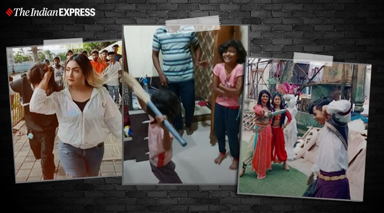 TikTok, #bachgaya hashtag on TikTok, TikTok videos, TikTok hashtags, Trending, Indian Express news