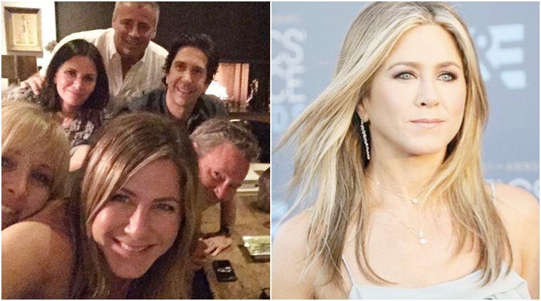 Jennifer Aniston Makes Instagram Debut With Nostalgic Friends Photo Hollywood News The