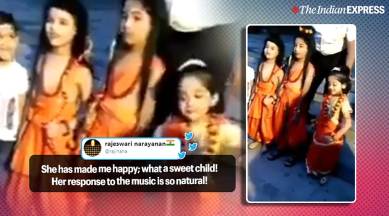 Ramleela, Ramleela videos, Ramleela shows, Diwali, diwali shows, sita dancing viral video, ram sita viral video, ramleela trending, indian express, indian express news