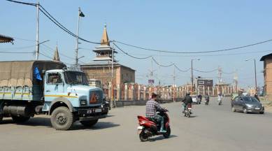 At Lal Chowk, shops open for a few hours in the morning and remain shut in protest all day. (PTI)
