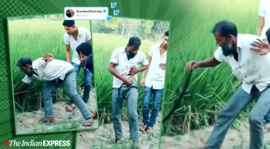 Well played': Viral video of man 'rescuing snake' from the field has  netizens laughing out loud | Trending News,The Indian Express