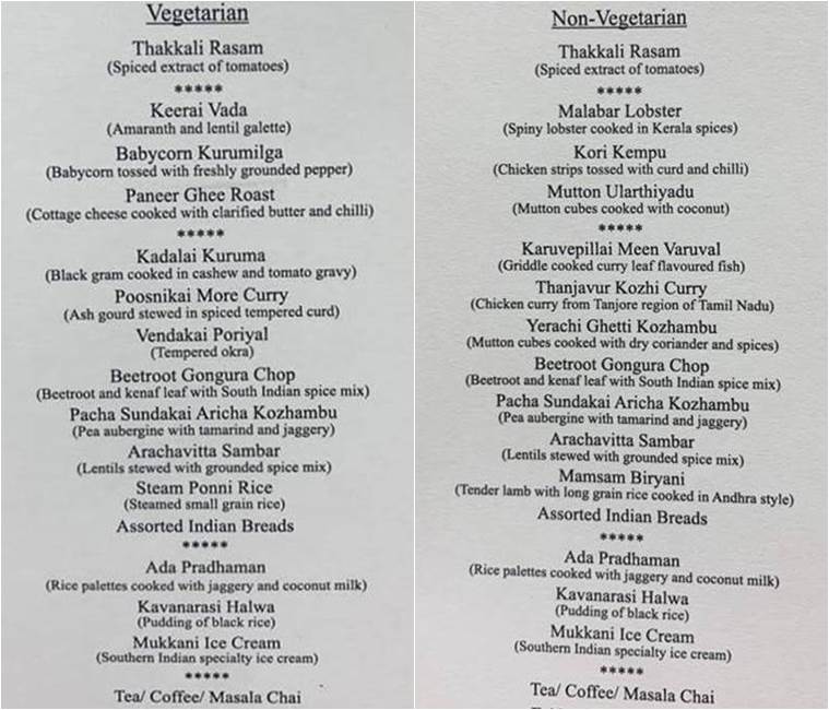Full menu: Here is the southern spread PM Modi had ready for Xi Jinping