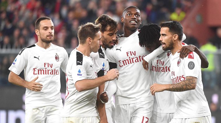 Misfiring AC Milan hang on for gritty 2-1 win over Genoa | Football ...