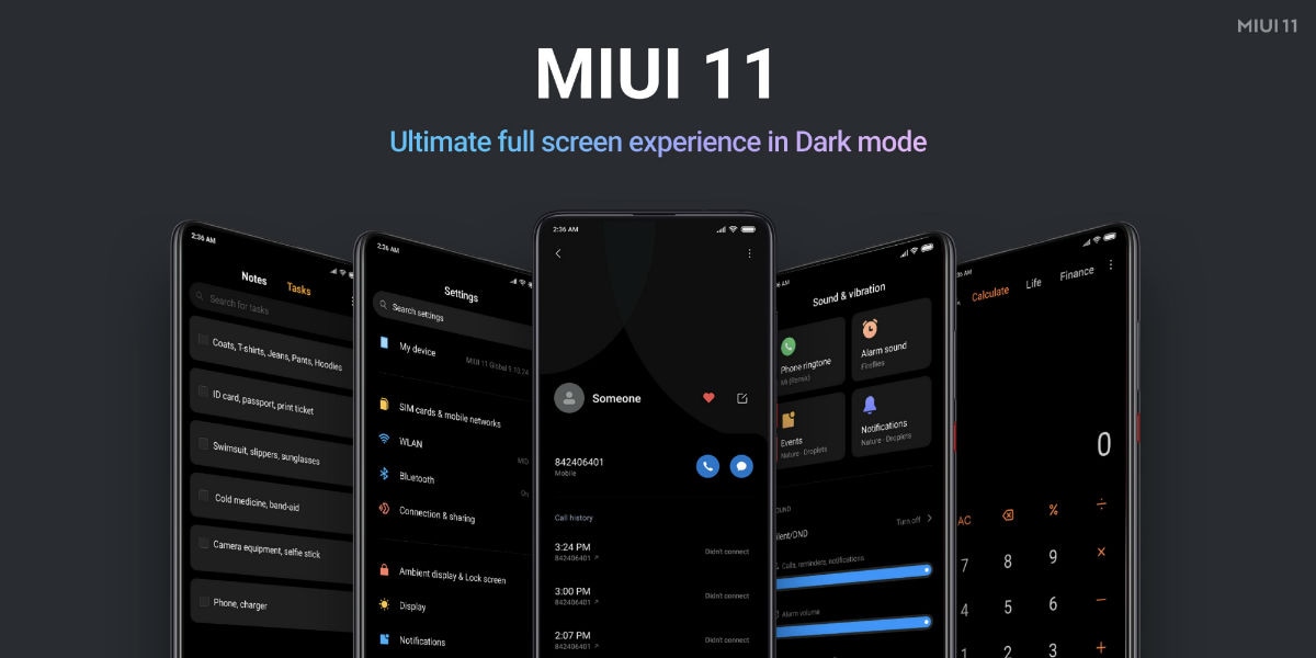 Miui 11 где память