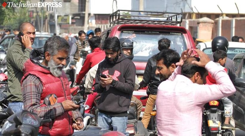 Jammu kashmir news, kashmir article 370, kashmir mobile services, kashmir postpaid mobile services, kashmir internet services