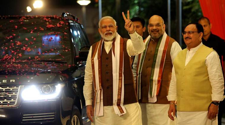 Narendra modi, Bharatiya Janata Party, BJP, article 370, maharashtra assembly election results, harayana election results, maharashtra campaign, sharad pawar, indian express