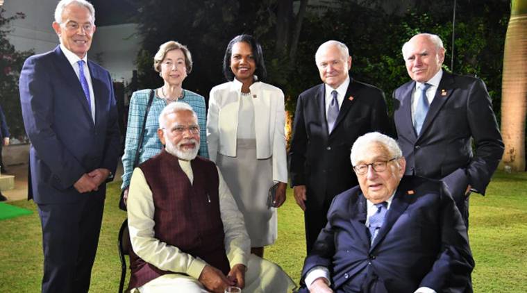 PM Narendra Modi meets JP Morgan International Council memder new delhi