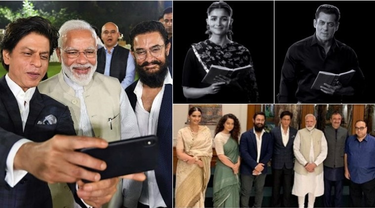 PM Modi Meets B-town Celebs To Mark 150 Years Of Mahatma Gandhi ...