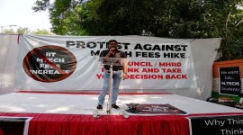 mtech protest 759 mtech protest, gate 2020, m tech fees news