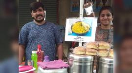 couple helps their maid, couple sell food for maid, mumbai couple manage stall for maid, good news, viral news, inspiring stories, indian express