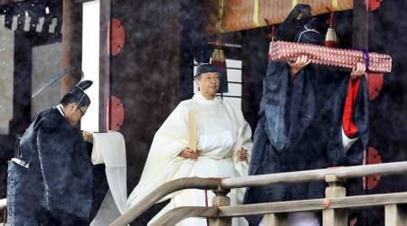 Japanese emperor begins ceremonies to proclaim his enthronement to the world