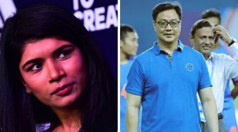 Nikhat Zareen, boxer Nikhat Zareen, Kiren Rijiju on Nikhat Zareen's demand, Nikhat Zareen bout with Mary Kom, MC Mary Kom vs Nikhat Zareen