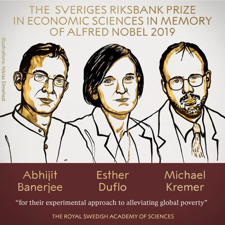 nobel prize, nobel prize for economics, Abhijit Banerjee, Esther Duflo and Michael Kremer, nobel prize economics winner, nobel