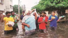 Bihar rain, Bihar rain death toll, relief operations in Bihar, Jan Adhikar Party, Pappu Yadav bihar floods, Pappu Yadav patna floods, patna rains, weather news, Indian express