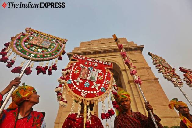 Phool Walon Ki Sair, Delhi Phool Walon Ki Sair, Phool Walon Ki Sair festival, phool walon ki sair photos, Phool Walon Ki Sair delhi, Phool Walon Ki Sair fest, Delhi news, indian express