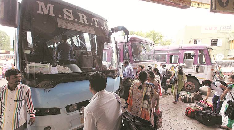 Coronavirus pandemic, MSRTC workers, Mumbai news, Maharashtra news, Indian express news