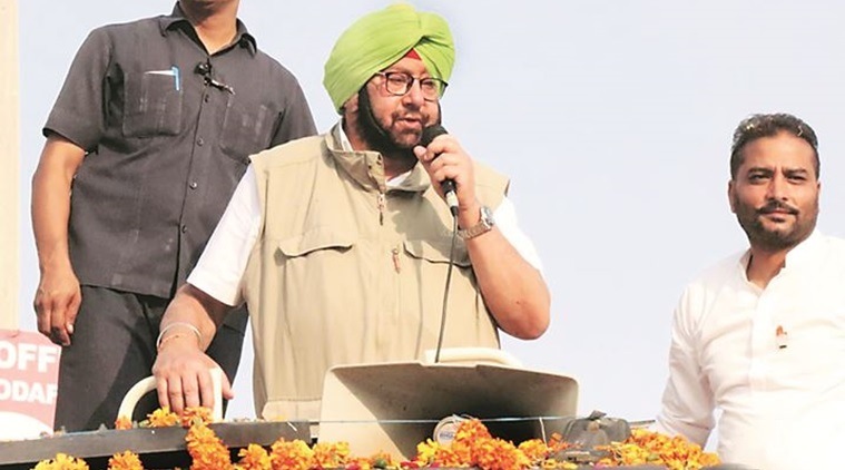 election news, punjab cm amarinder singh, SAD president Sukhbir Badal, akal takht, sgpc, indian express