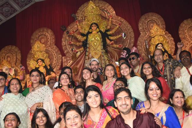 durga puja, kajol, durga puja photos, rani mukherji, alia bhatt, ranbir kapoor, durga puja photos, indian express, indian express news