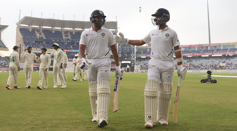 Rohit and Rahane Shared 267-runs partnership