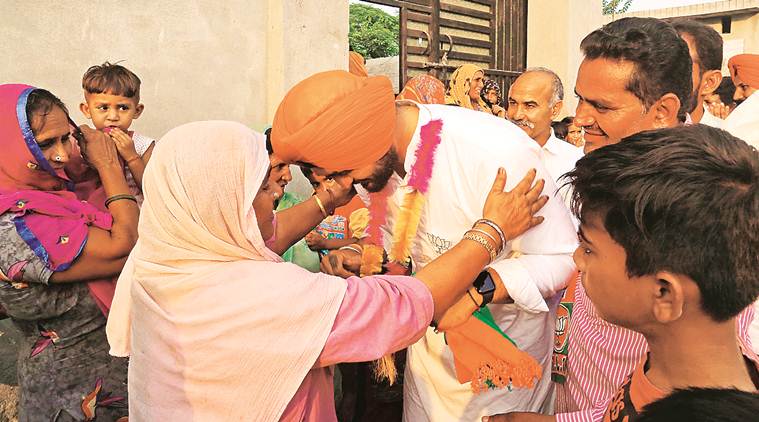 Kurukshetra Sandeep Singh, haryana elections, haryana assembly polls, sandeep singh, bjp sandeep singh, hockey star sandeep singh, election news, indian express