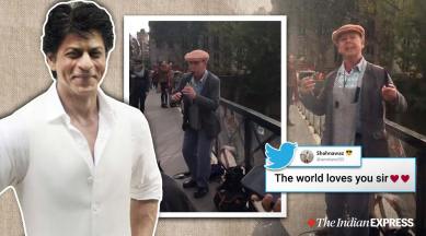 Shah Rukh Khan, DDLJ, Shah Rukh Khan viral video, SRK tweets, srk movies, trending, indian express, indian express news
