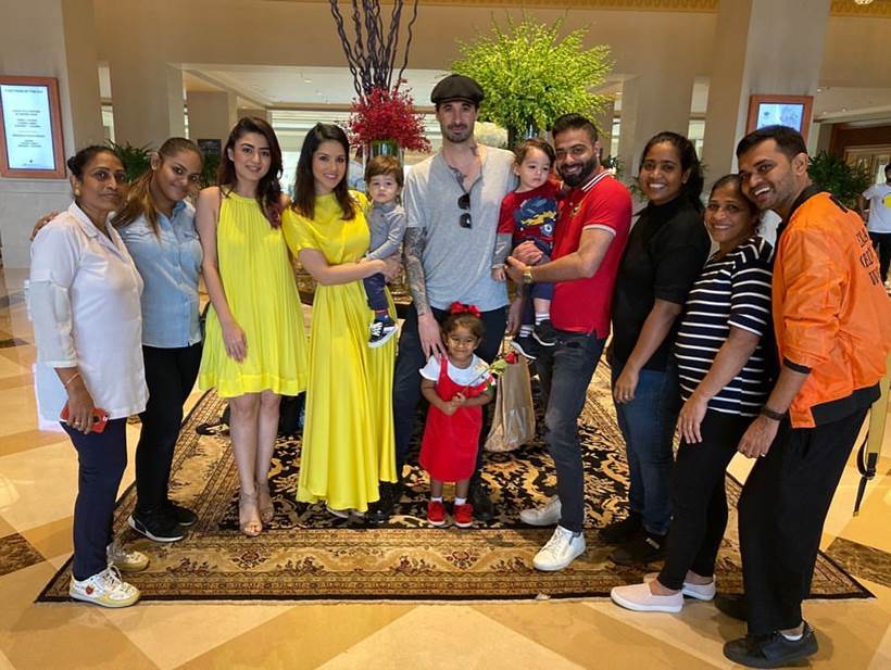 Sunny Leone, Sunny Leone family, Daniel Weber, Daniel Weber birthday photos, Sunny Leone husband, Sunny Leone kids, Sunny Leone photos, Sunny Leone family photo, Sunny Leone new photos